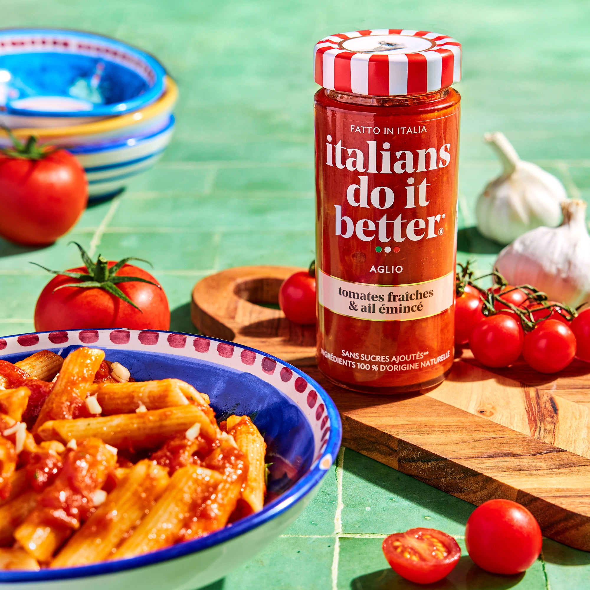 Aglio - Fresh tomatoes and minced garlic - 290g