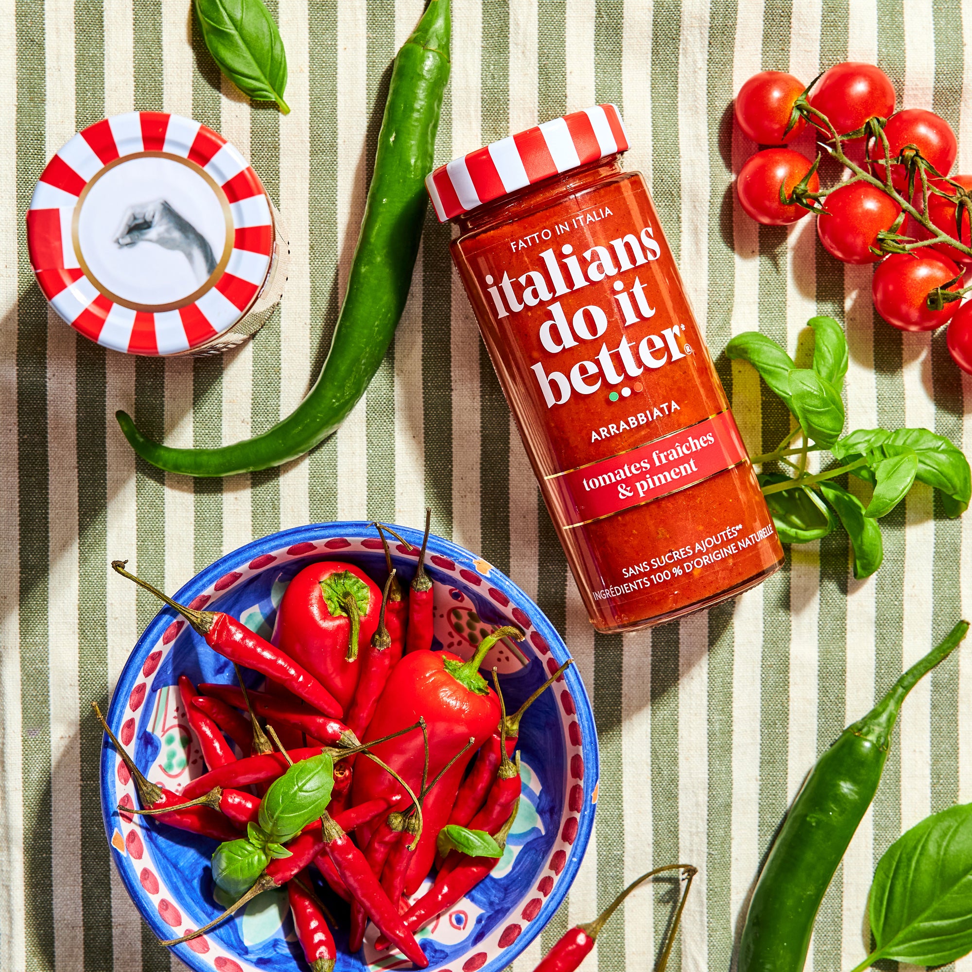 Arrabbiata - Fresh tomatoes and chili - 290g