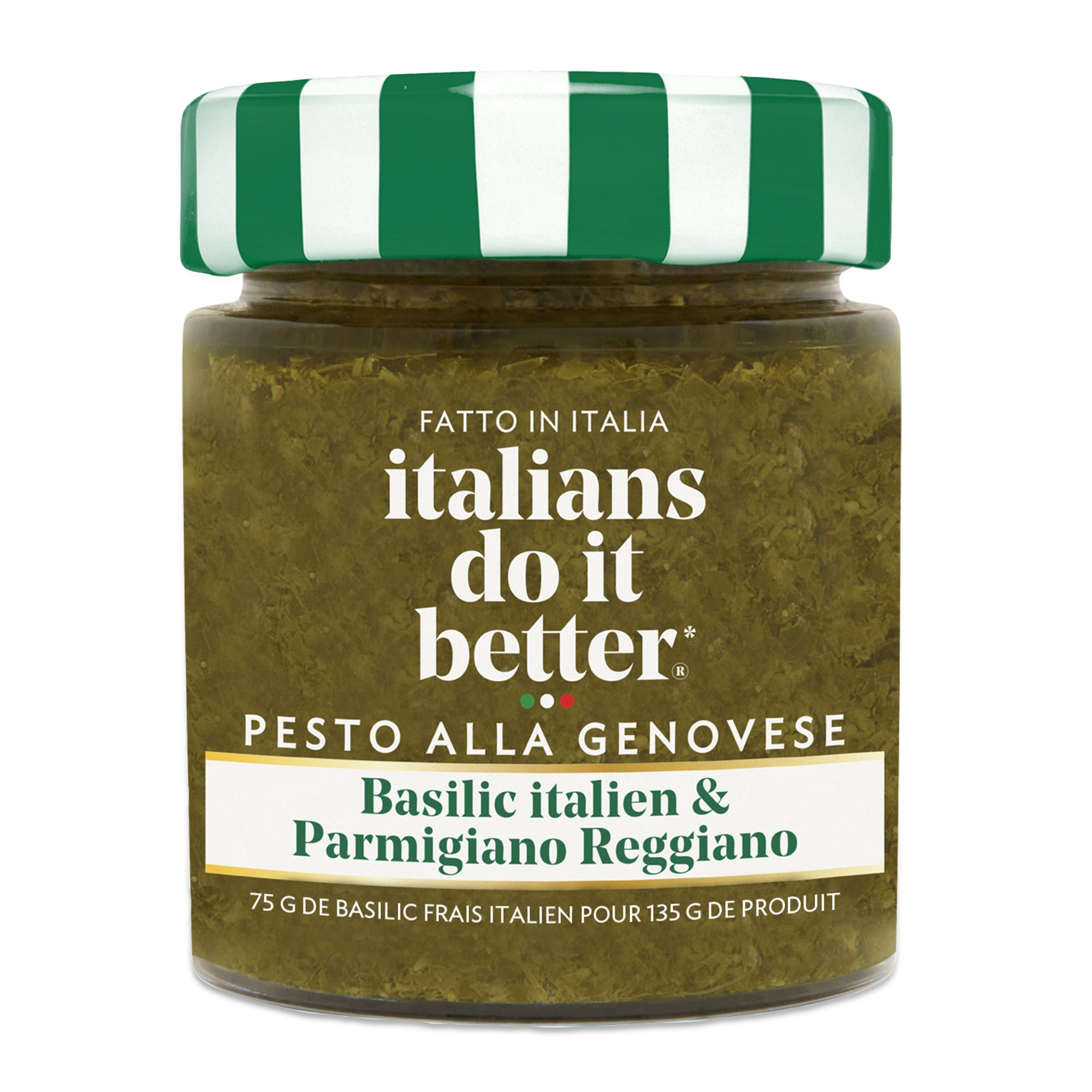 Pesto Genovese - Basil and Parmigiano Reggiano PDO - 135g