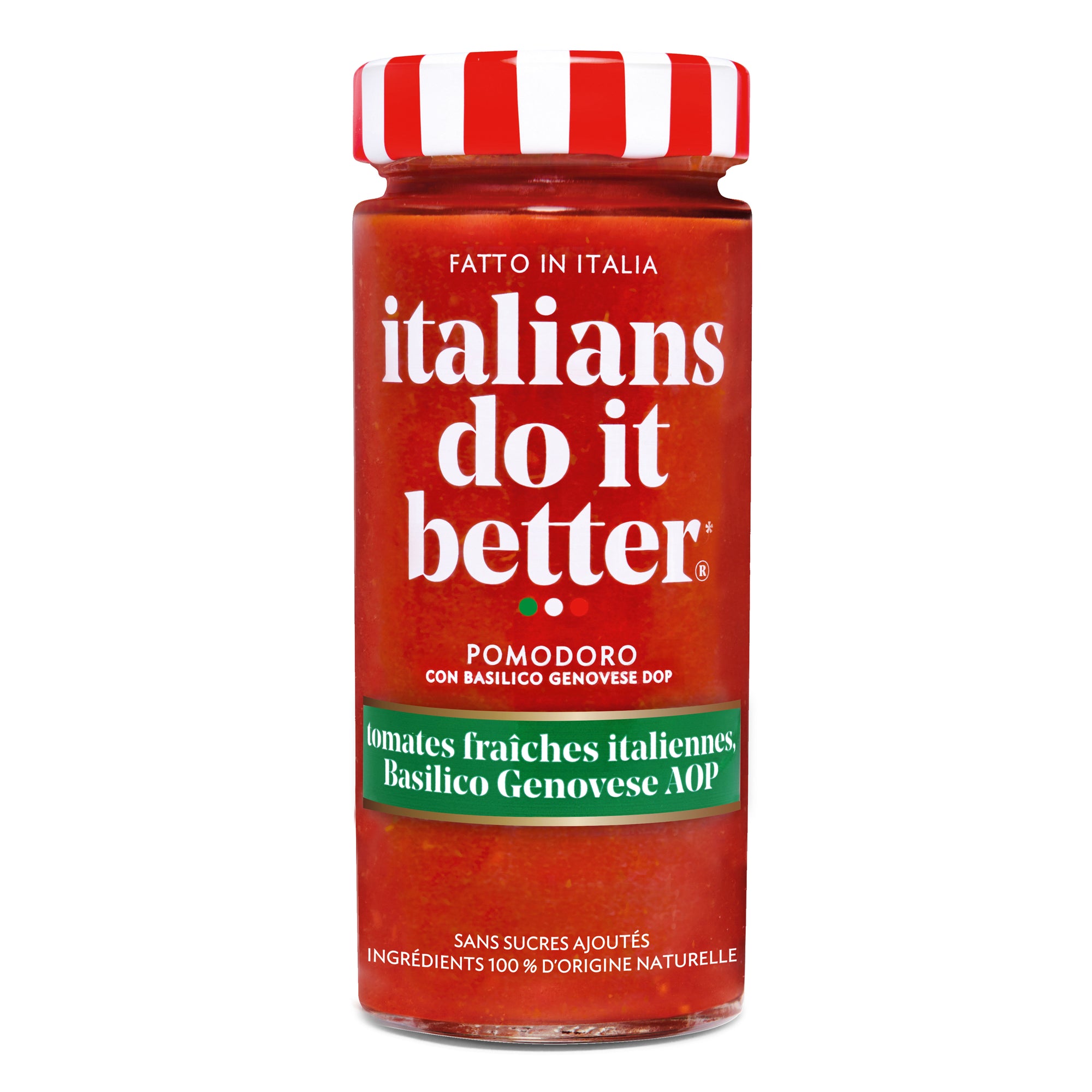 Pomodoro-Fresh tomatoes and basil PDO - 290g 