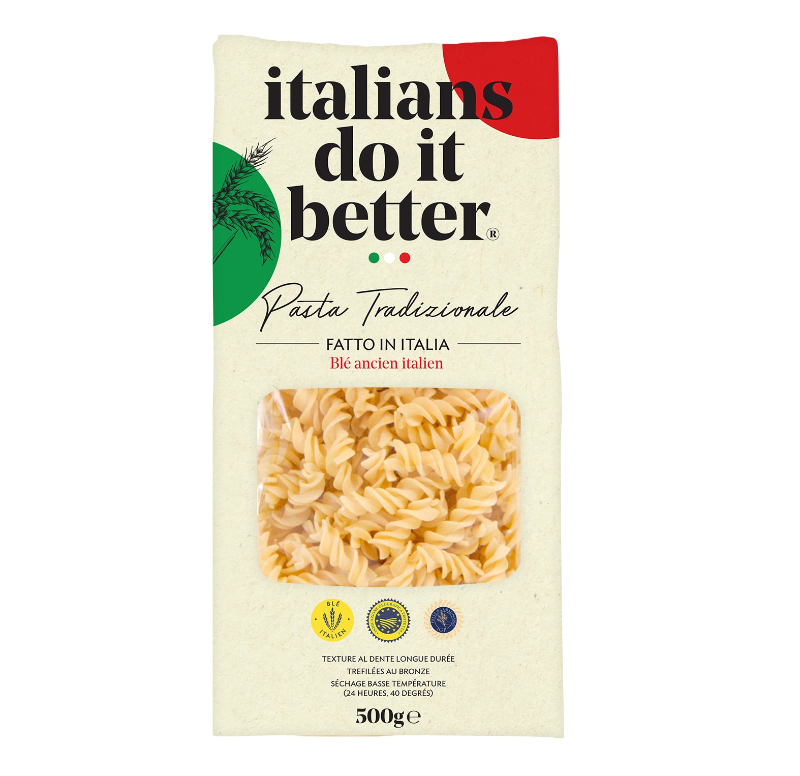 Italian Ancient Wheat Fusilli - 500g